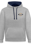 heather grey/navy / S