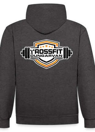 Crossfit Contrast Colour Hoodie - charcoal/black