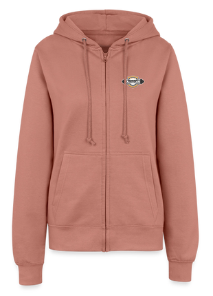 Women’s Crossfit Hooded Jacket - dusky rose