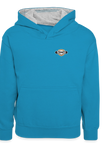 peacock blue/heather grey / L (9/11 Years)