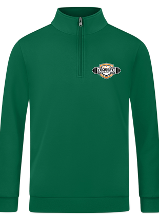 JAKO Crossfit Organic Zip Top - kelly green