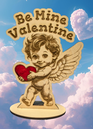 Be My Valentine Wooden Ornament