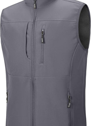 Custom Men's Fleece Lined Softshell Gilet